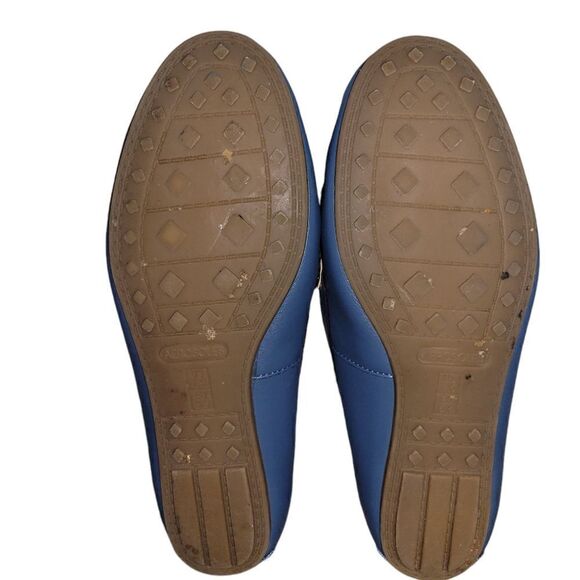 AEROSOLES BLUE SLIP ON SHOES - Picture 2 of 5